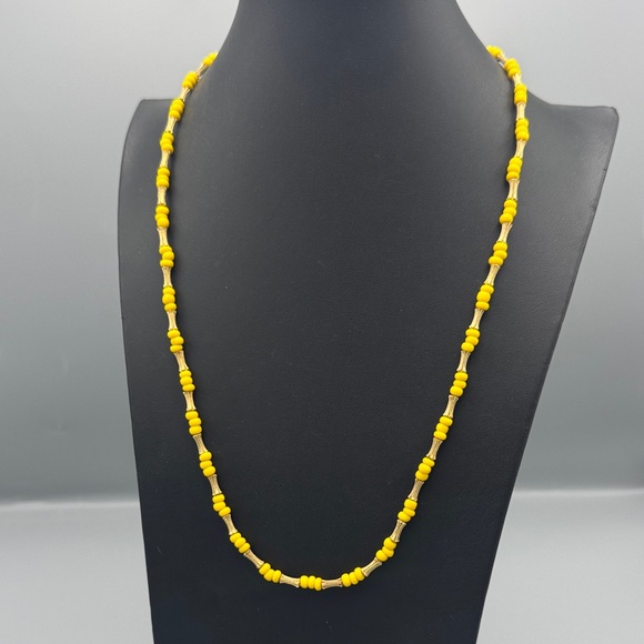 Les Bernard Jewelry - les bernard necklace yellow and gold tone